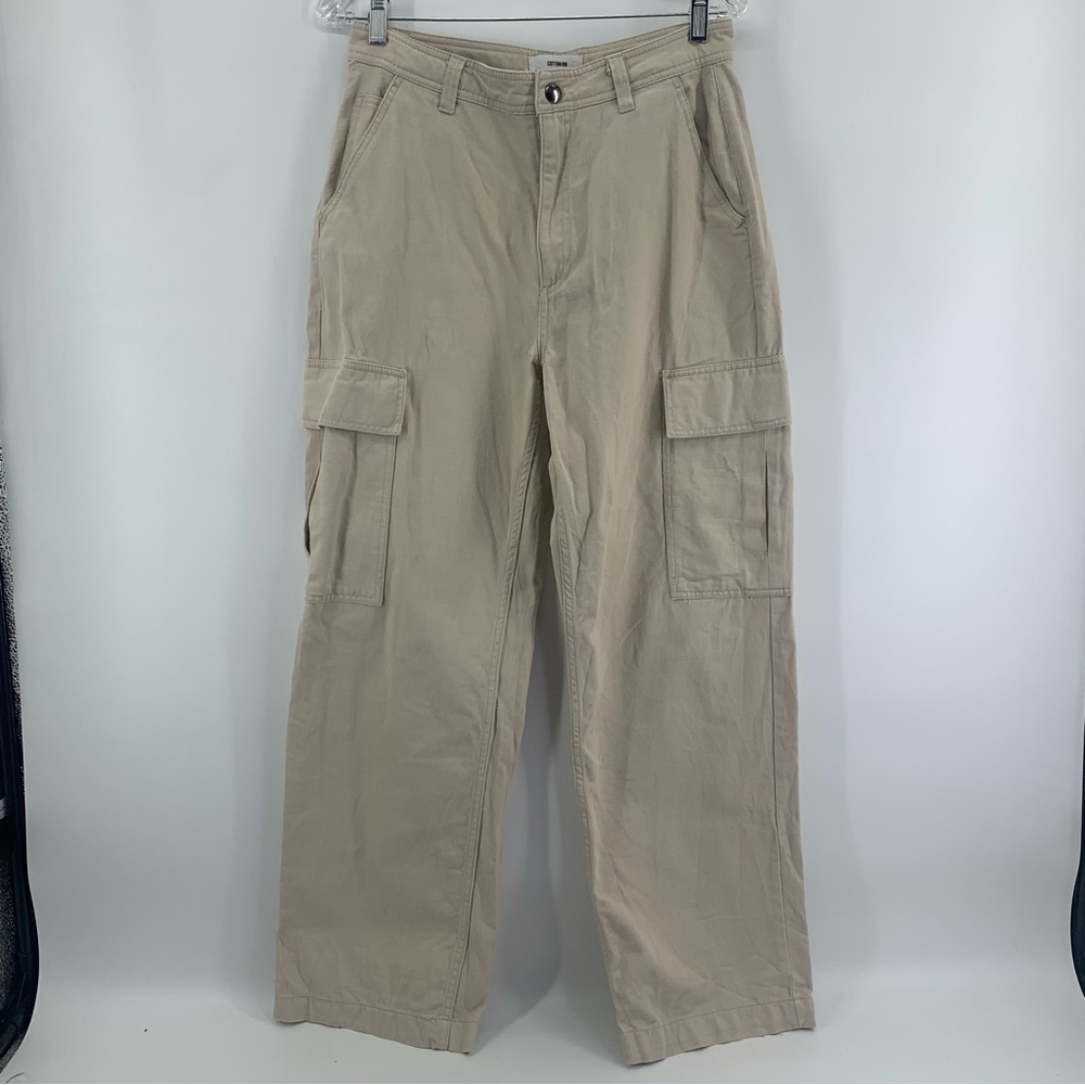 Women’s Cotton:On Tan Cargo Pants
